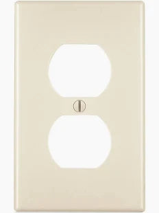 SG LT ALMND DUPLEX WALL PLATE