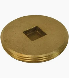 3-1/2 PLUG COUNTER SUNK BRASS