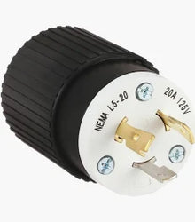 20A 125V 2P3W NYLON MALE PLUG