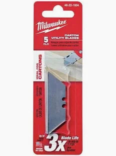 5 PC Drywall Utility Knife Blades