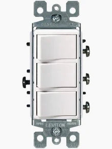 DECORA WHT.TRIPLEX/3/SWITCHES