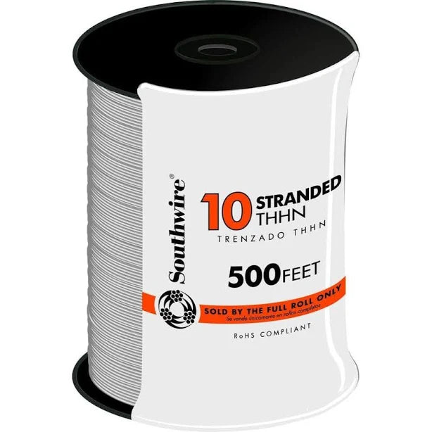 THHN STRANDED 10 WHITE