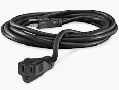 9' 12/3GRY FLT EXT Cord