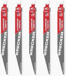 The WRECKER™ Multi-Material SAWZALL® Blade 9" 7/11TPI 25pk