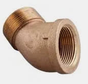 BRASS ST 45 ELBOW