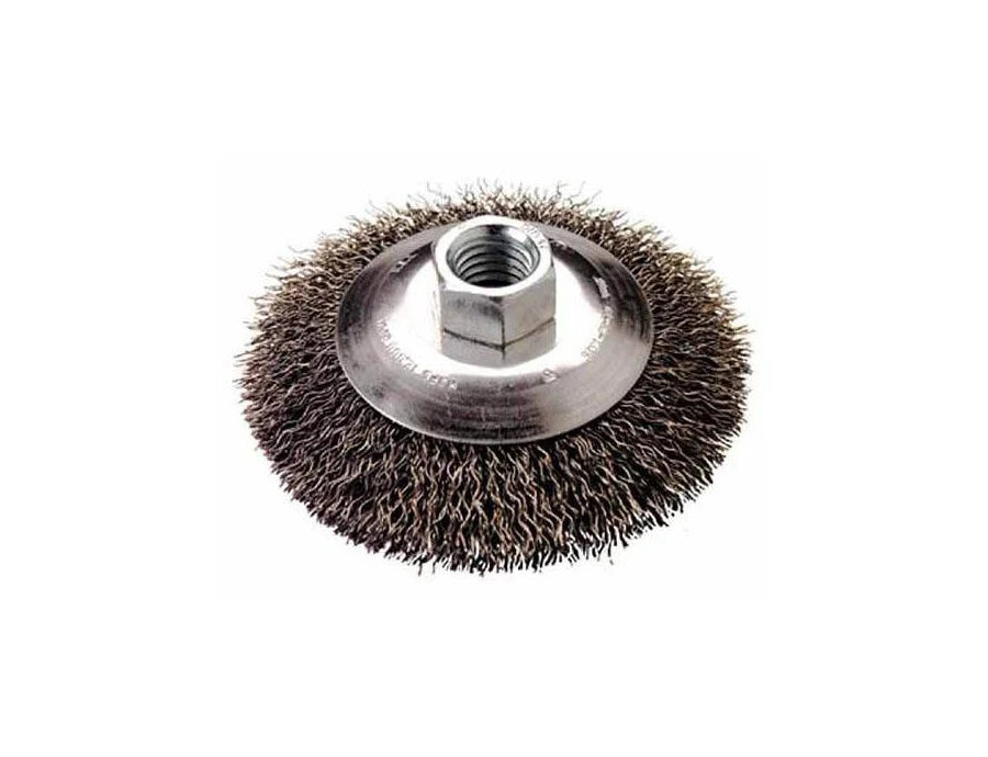 4" Bevel Crimped Brush - Stainless Steel