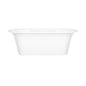 victoria + albert® MON-N-SW-OF Monaco Freestanding Soaking Bathtub, Oval Shape, 31-73/100 in W, Gloss White, Import