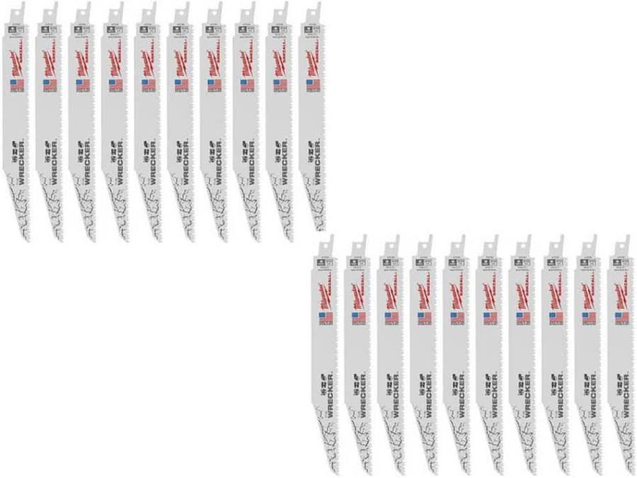 The WRECKER™ Multi-Material SAWZALL® Blade 9" 7/11TPI BULK 25